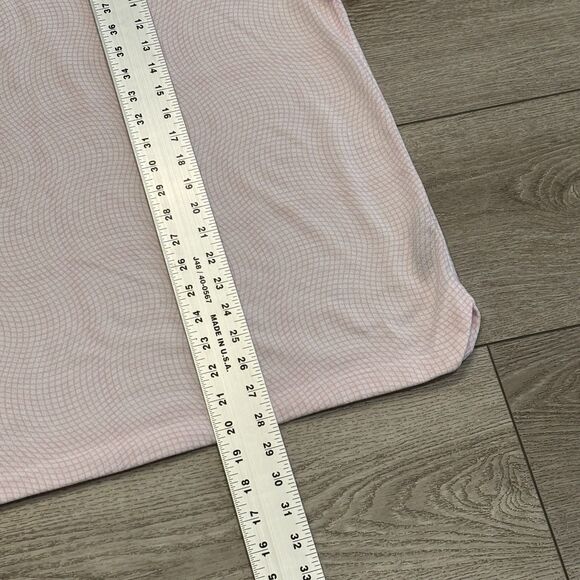 Municipal Golf Polo Shirt Mens XL Waste Management Open PGA Preppy Pink Athletic - Picture 6 of 9